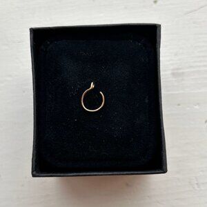 Adjustable Fake/Faux 14k Gold filled Nose Ring